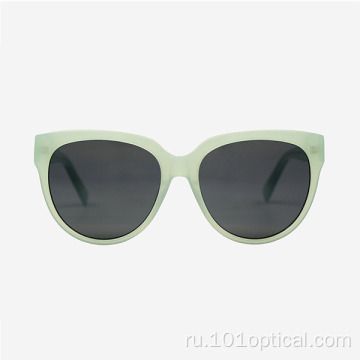 Круглые женские солнцезащитные очки из ацетата